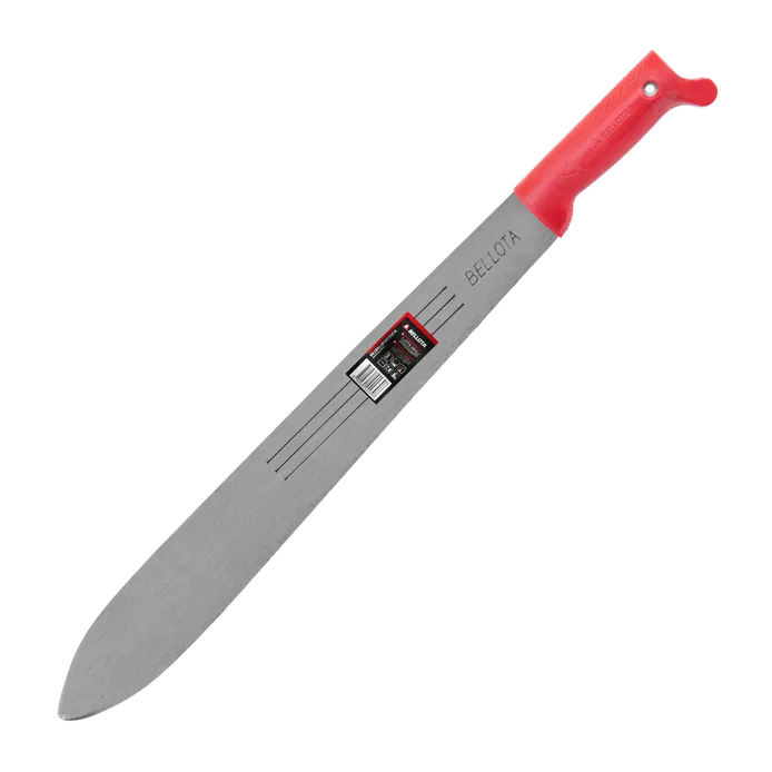 MACHETE 18" 721-18 (TRES CANALES) CACHA SOLIDA ROJA (MAC180721PCSR) BELLOTA