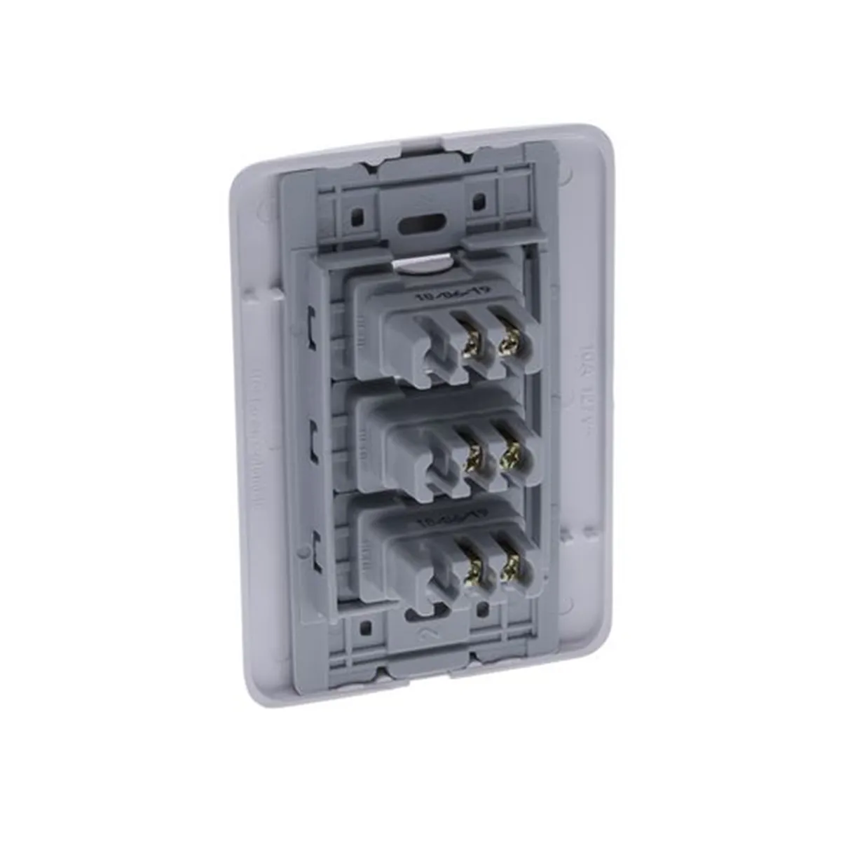 INTERRUPTOR TRIPLE 10A-127V NOVA BLANCO (PT144416B) CILES - Vista 4