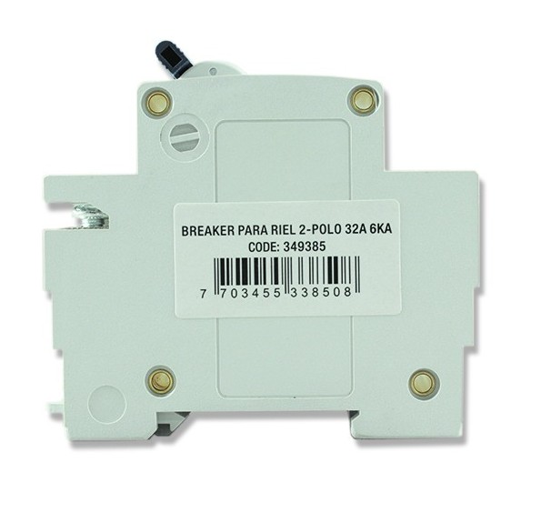 BREAKER PARA RIEL 2P 32A-6KA - 3SB1-63N (PT349385) CILES - Vista 2