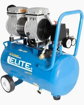 COMPRESOR LIBRE DE ACEITE SILENCIOSO 1HP 24 LITROS (CA1024S) ELITE - Vista 2