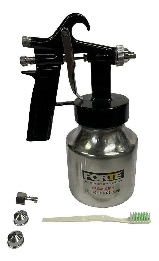 PISTOLA PARA PINTAR BAJA PRESION 45PSI (0898718) FORTE - Vista 2