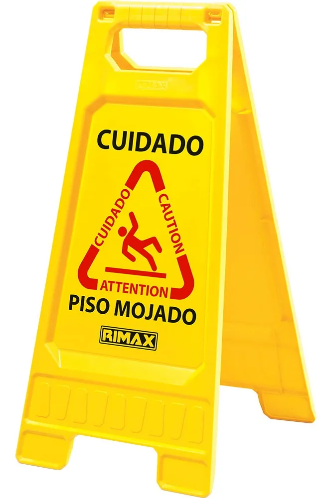 SEÑAL DE PRECAUCION AMARILLA RIMA