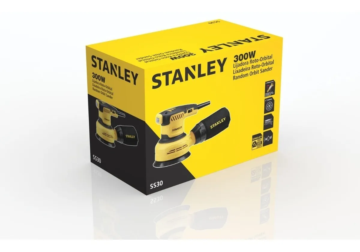 LIJADORA ROTO-ORBITAL 5" 300W - 13.000opm (SS30-B3) STANLEY - Vista 4