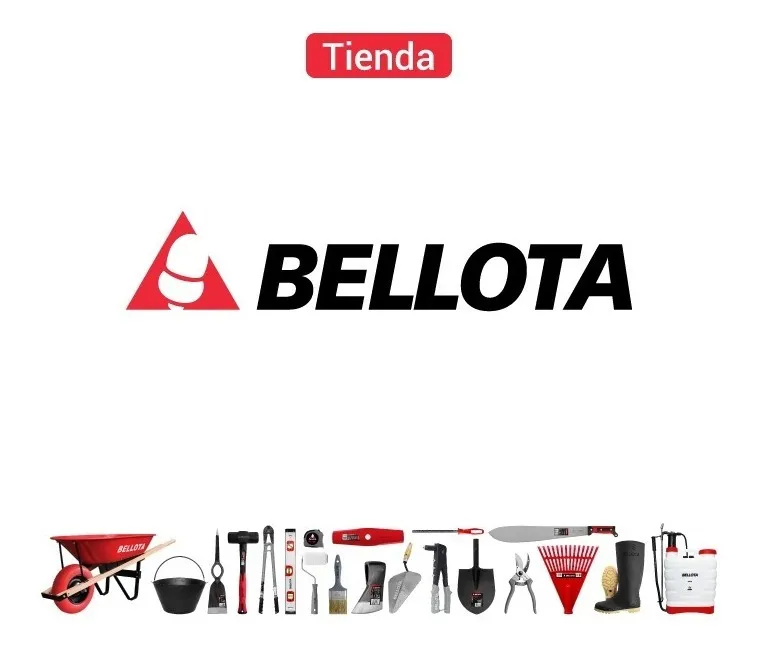 CARRETILLA 5672-5 ANTIPINCHAZO TOLVA METALICA ROJA (110938) BELLOTA - Vista 5