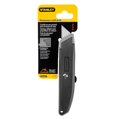 BISTURI METALICO TRAPEZOIDAL GRIS (10-175) STANLEY