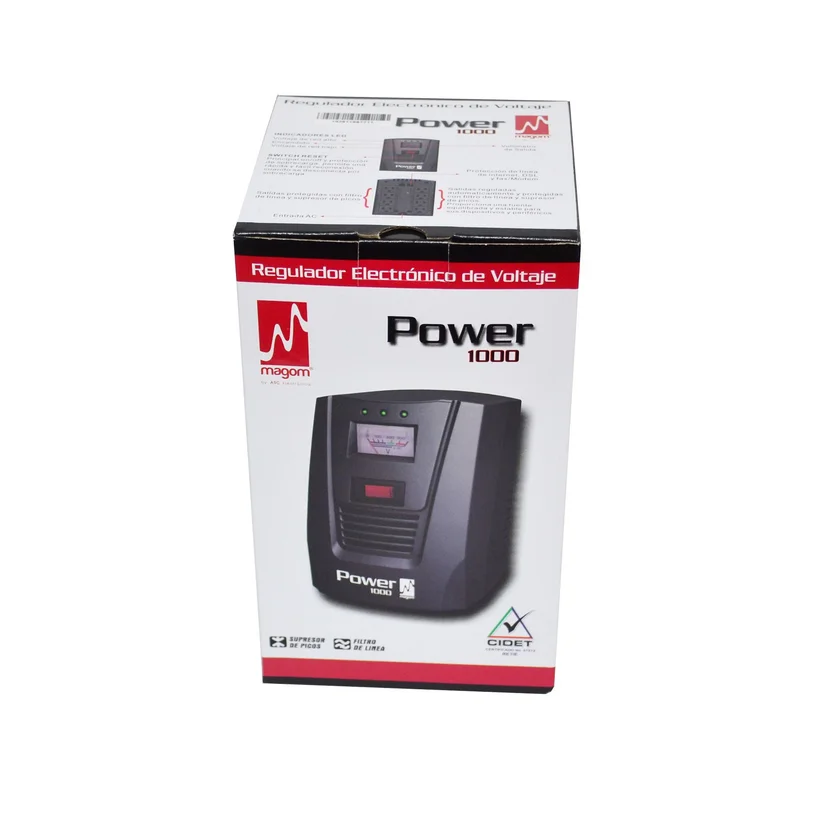 REGULADOR POWER-1000 (8 TOMAS) (33010015) MAGOM - Vista 5