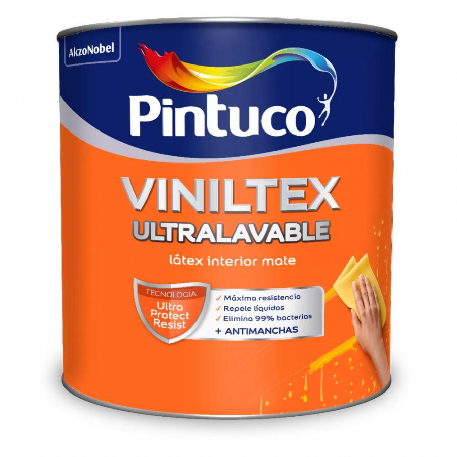 PINTURA ULTRALAVABLE BLANCO 3640 1-4GL (20025185) VINILTEX - Vista 2
