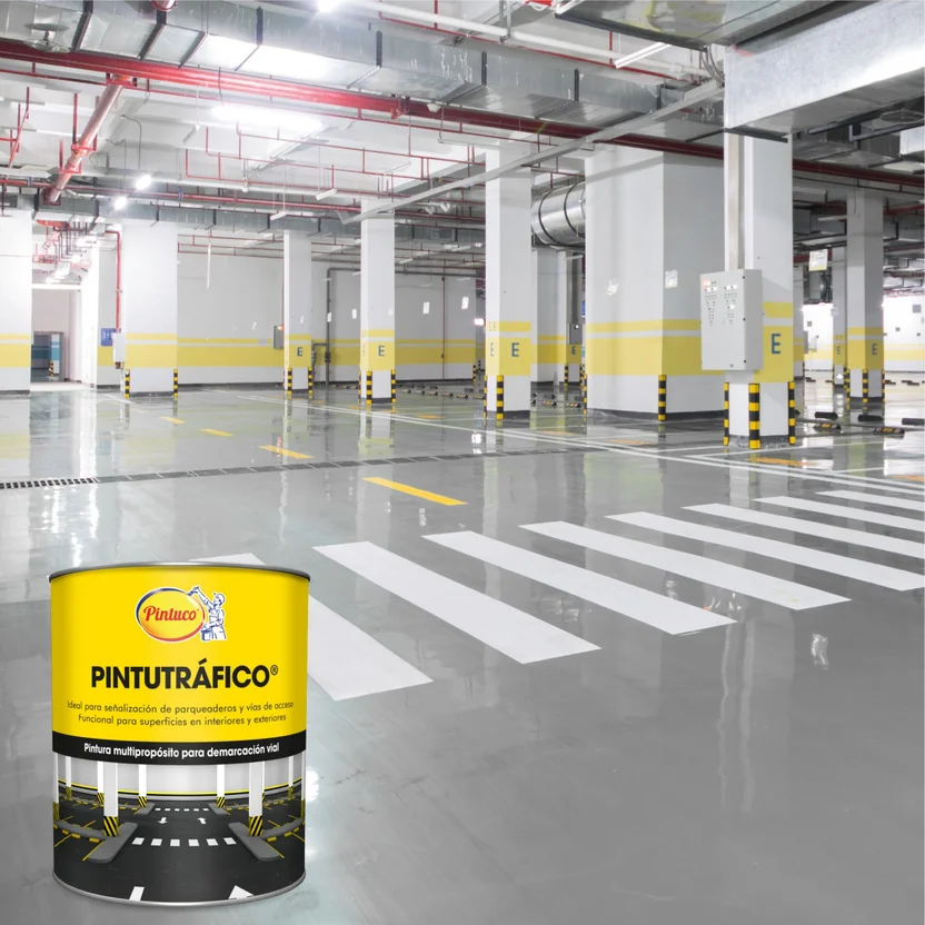 PINTUTRAFICO ACRILICO BASE SOLVENTE AMARILLO 13755-659 (1GL) (10115025) PINTUCO - Vista 2