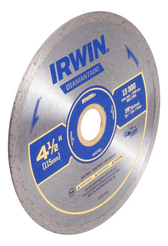 DISCO CONTINUO 4-1-2" DIAMANTADO (IW47451) IRWIN - Vista 3