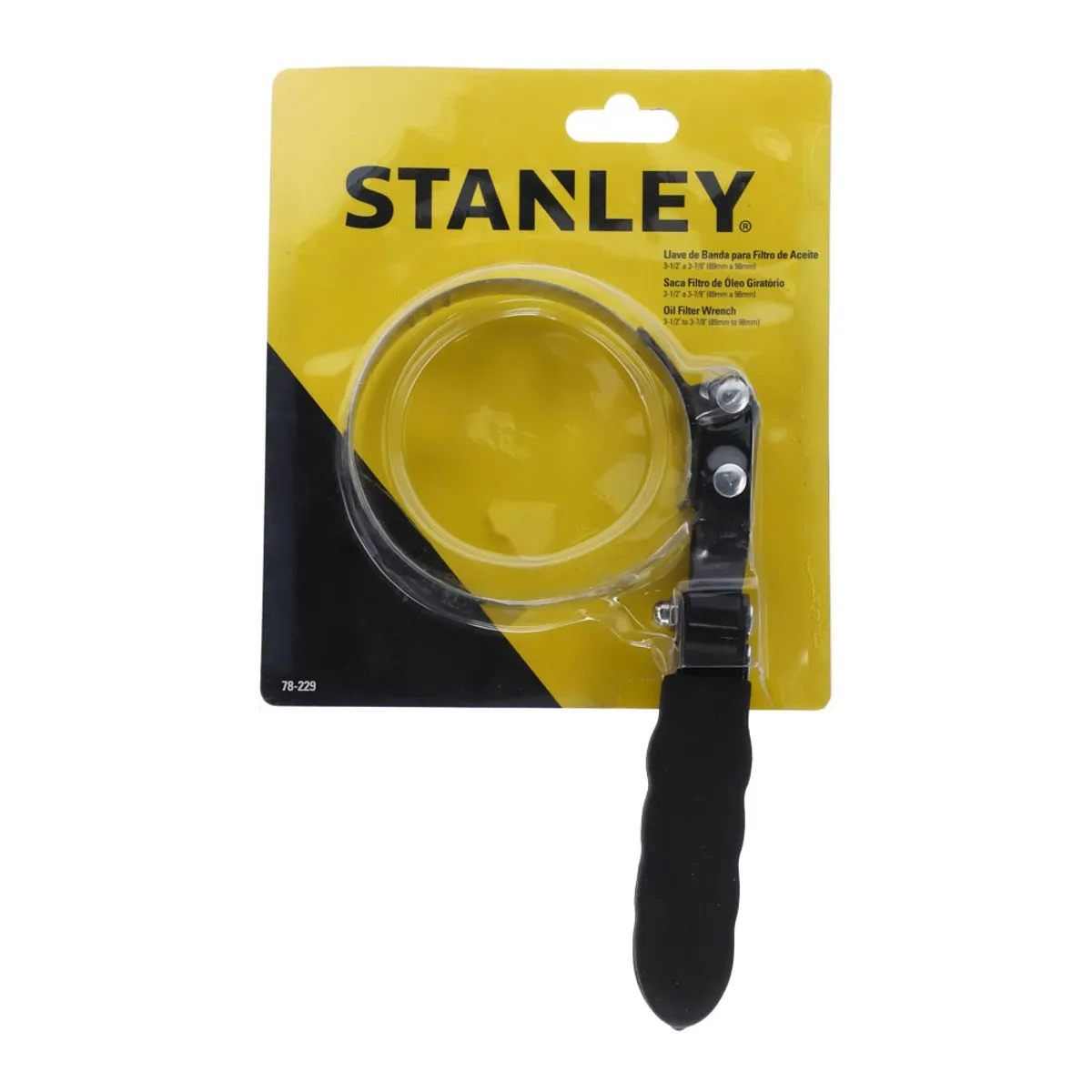 LLAVE DE BANDA PARA FILTRO DE ACEITE 3-1-2" A 3-7-8" (78-229) STANLEY