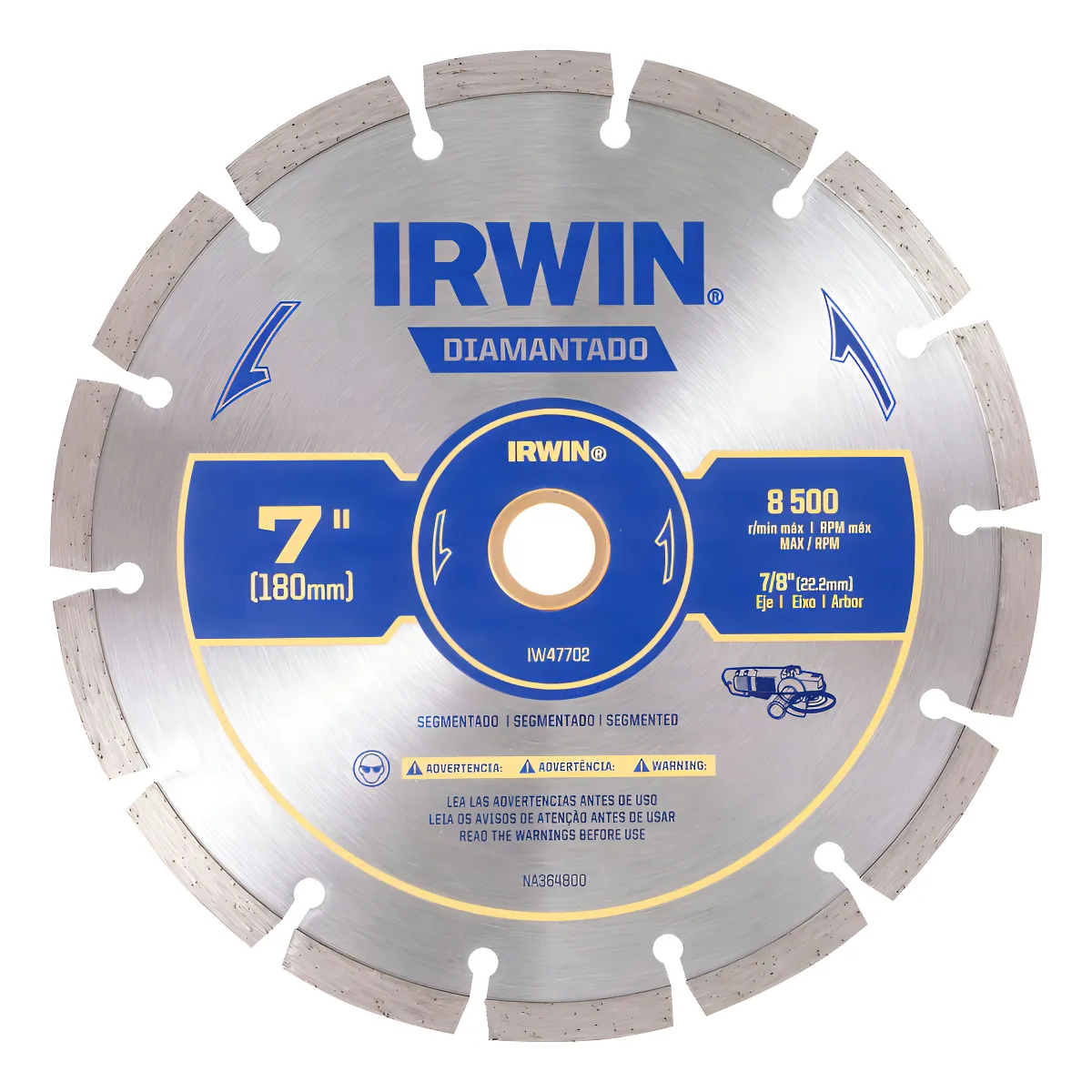 DISCO SEGMENTADO 7" DIAMANTADO (IW47702) IRWIN