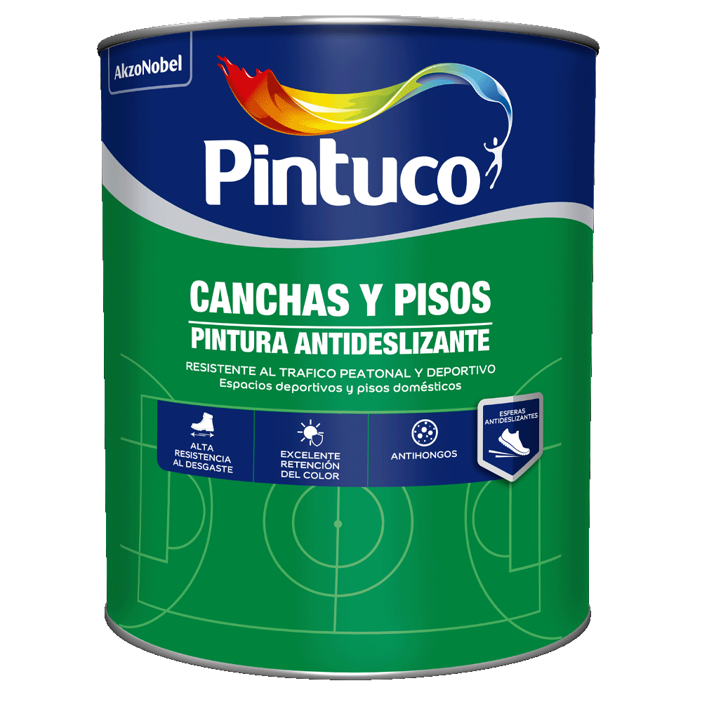 PINTURA PARA CANCHAS ANTIDESLIZANTE BLANCO 127590 (1GL) (11022256) PINTUCO