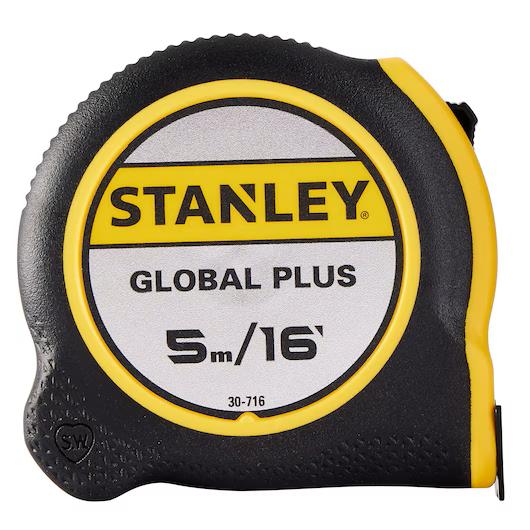 CINTA METRICA GLOBAL PLUS DE 5MT (30-716) STANLEY - Vista 2
