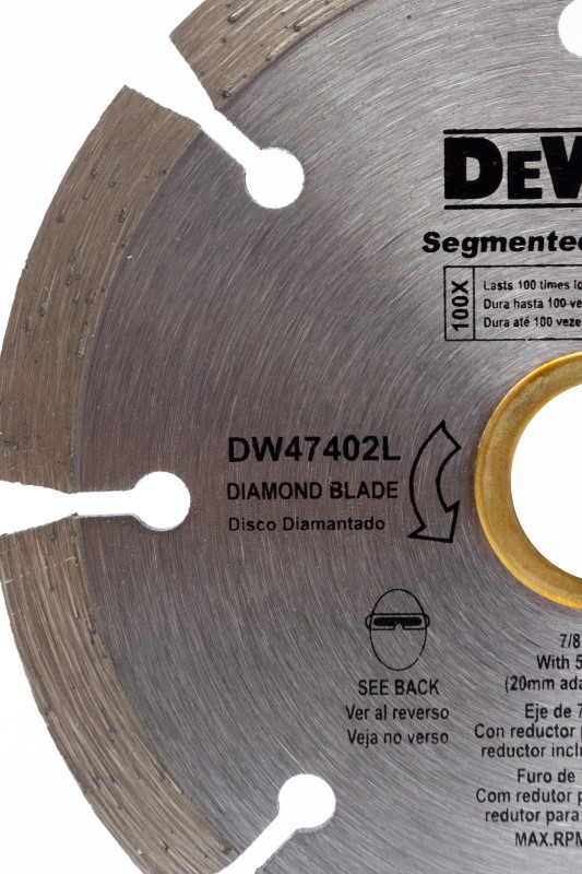 DISCO SEGMENTADO 4-1-2" DIAMANTADO (DW47452HP) DEWALT - Vista 3