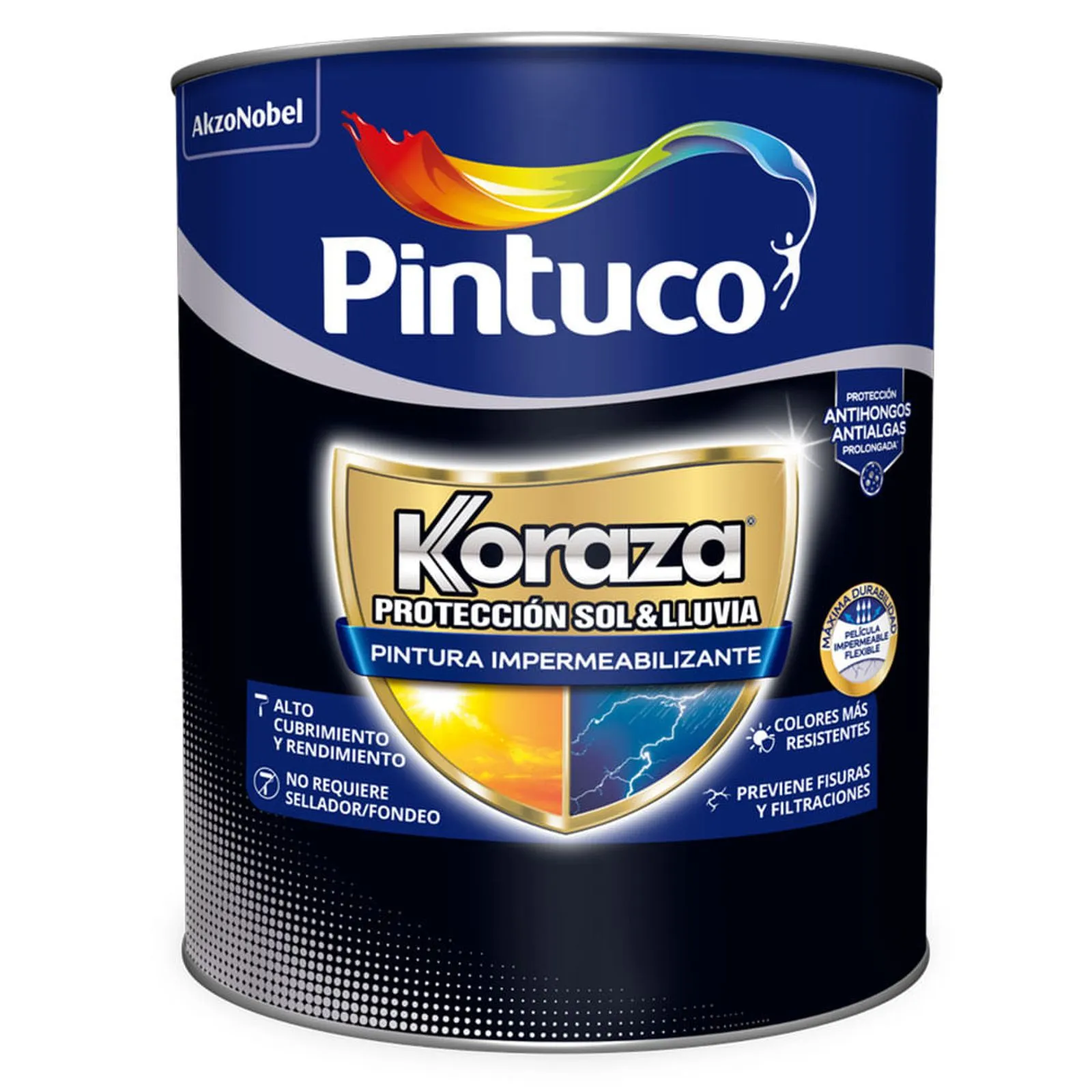 PINTURA KORAZA IMPERMEABILIZANTE BLANCO 4032 (1GL) (20025159) PINTUCO