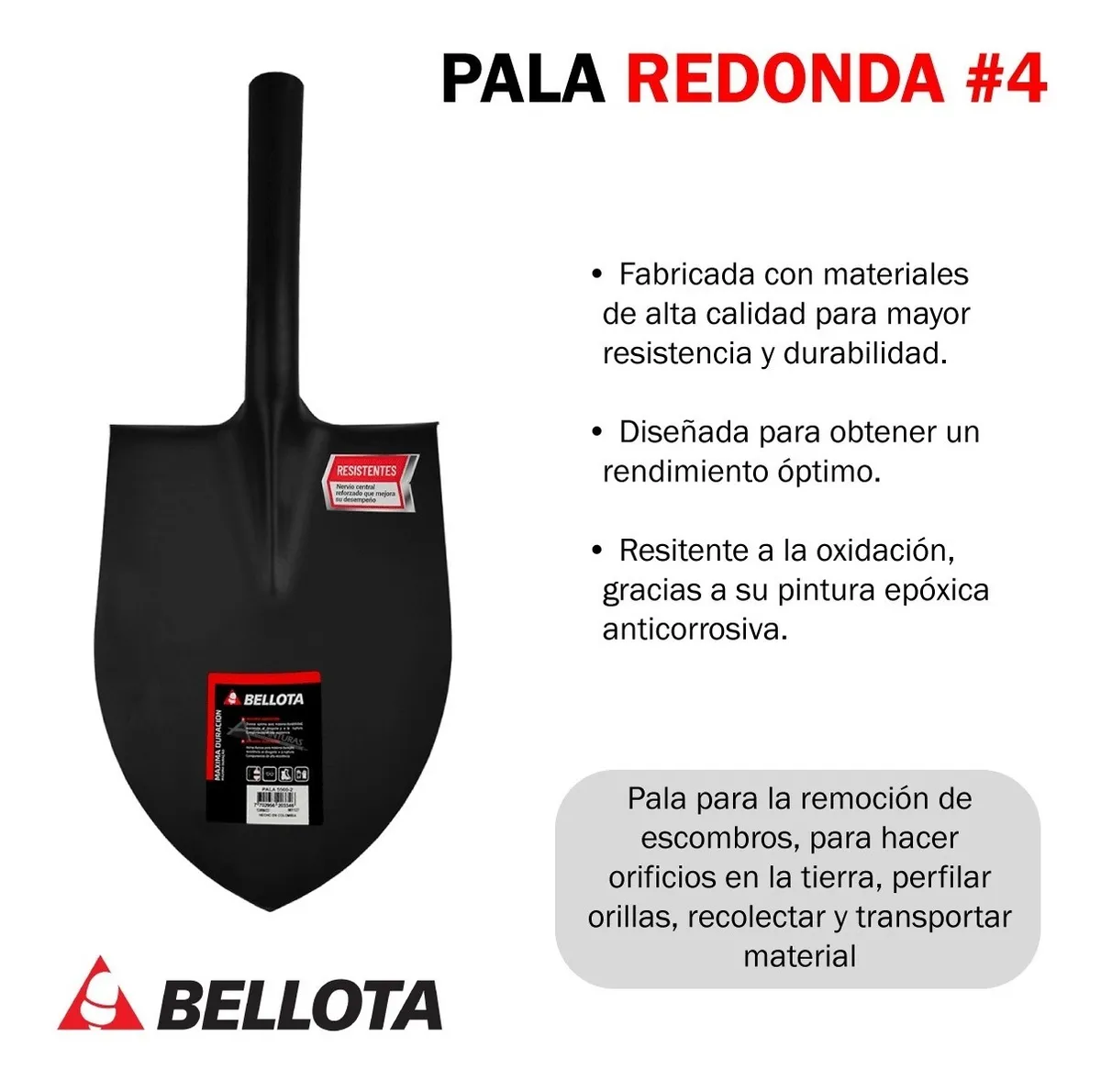 PALA REDONDA #3 5504-3 (321227SC) BELLOTA - Vista 4