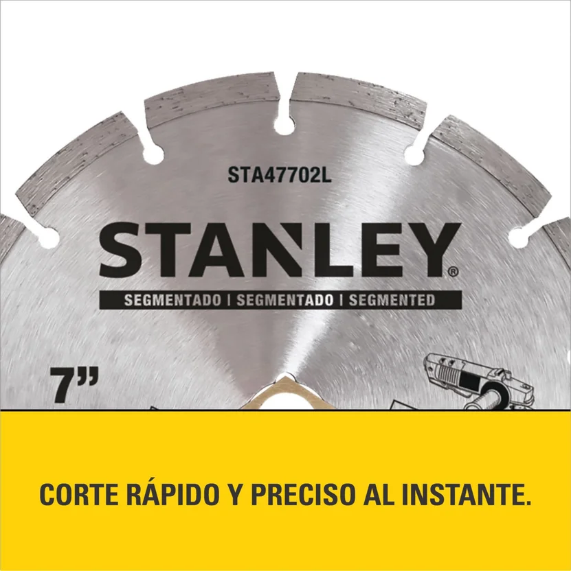 DISCO SEGMENTADO 7" DIAMANTADO (STA47702L) STANLEY - Vista 3