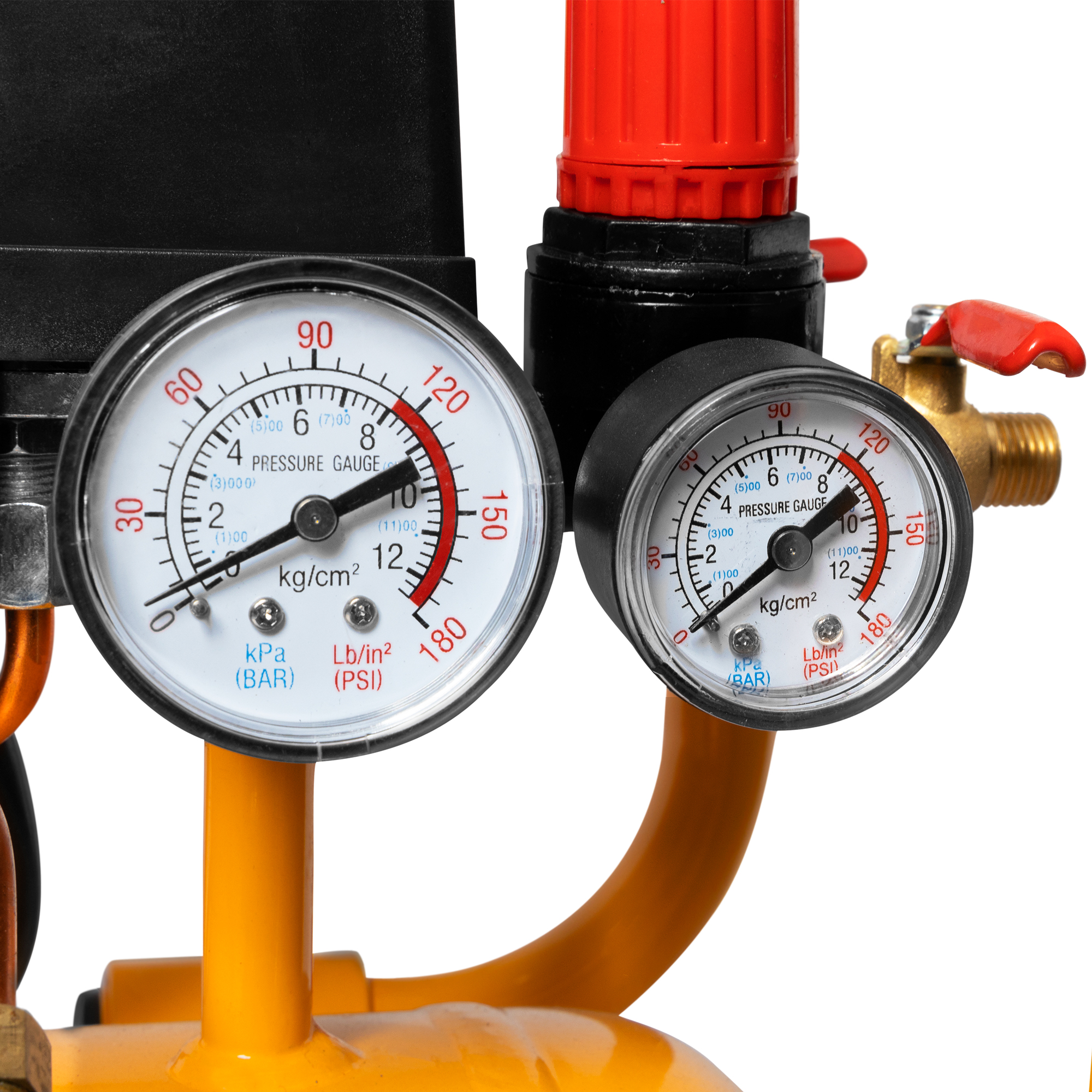 COMPRESOR DE AIRE HORIZONTAL 2HP 25 LITROS (FC25) FURIUS - Vista 3