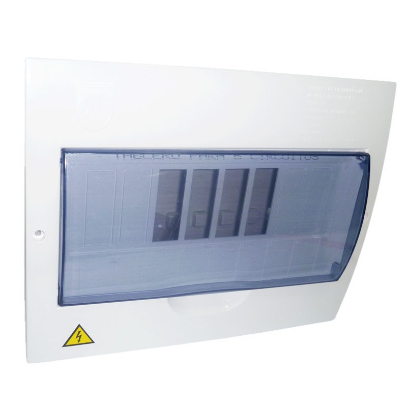 TABLERO PARA BREAKER ENCHUFABLE 6 CIR BIFASICO 220V (PT730002B) CILES