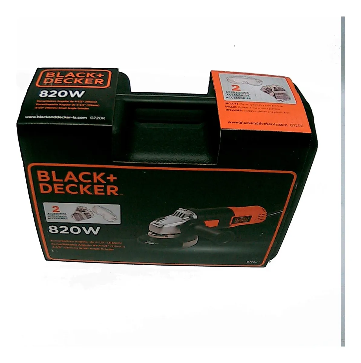 PULIDORA 4-1-2" 820W - 11.000RPM (G720-B3) BLACK&DECKER - Vista 5